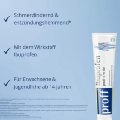 IBUPROFEN proff 5% Gel 50 g