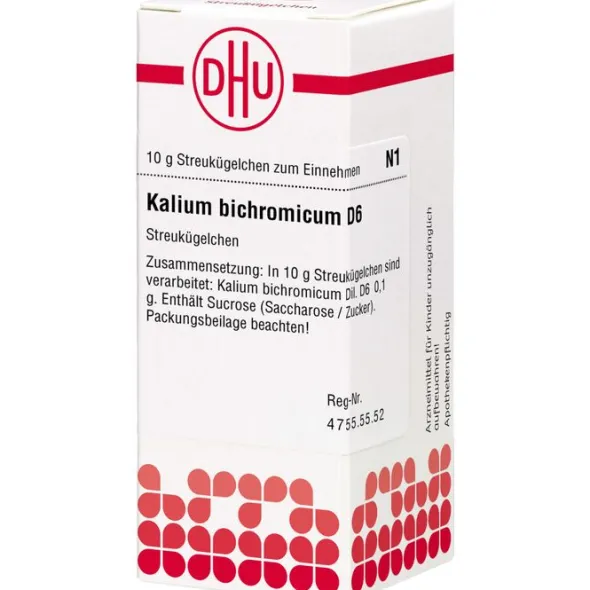KALIUM BICHROMICUM D 6 Globuli 10 g