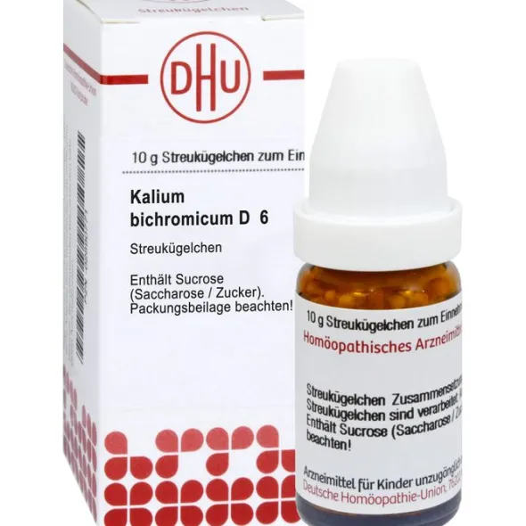 KALIUM BICHROMICUM D 6 Globuli 10 g