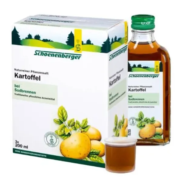 KARTOFFELSAFT Schoenenberger Heilpflanzensäfte 3X200 ml