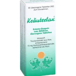 KRÄUTERLAX Dr.Henk 15 mg Kräuterdrag.z.Abführen 30 St