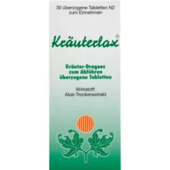 KRÄUTERLAX Dr.Henk 15 mg Kräuterdrag.z.Abführen 30 St