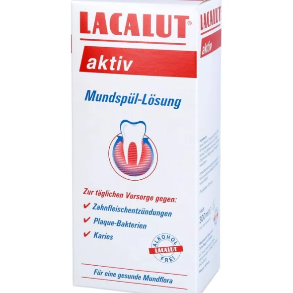 LACALUT aktiv Mundspül-Lösung 300 ml