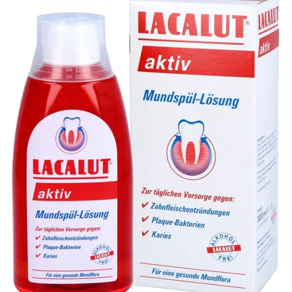 LACALUT aktiv Mundspül-Lösung 300 ml