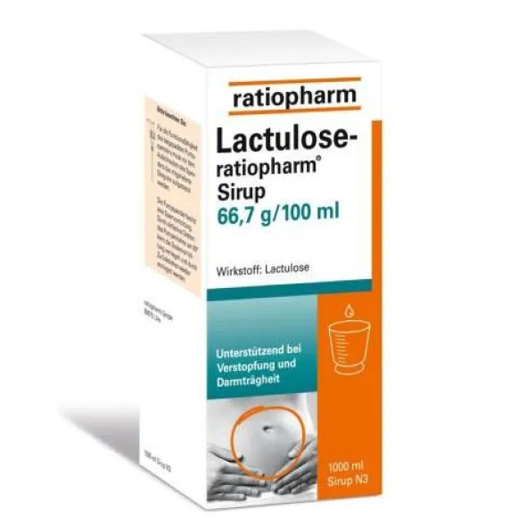 LACTULOSE-ratiopharm Sirup 1000 ml
