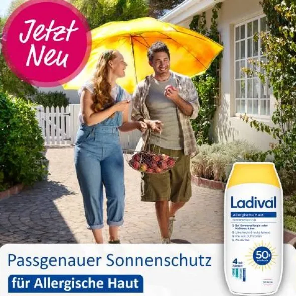 LADIVAL allergische Haut Sonnenschutz-Gel LSF 50+ 200 ml