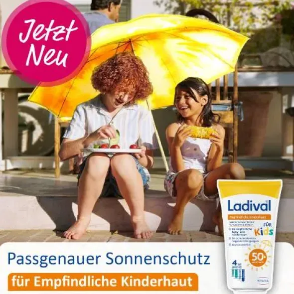 LADIVAL empfindliche Kinderhaut Creme LSF 50+ 50 ml