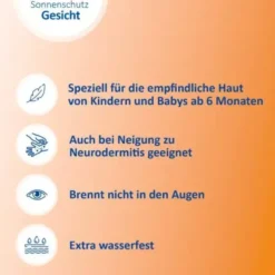 LADIVAL empfindliche Kinderhaut Creme LSF 50+ 50 ml