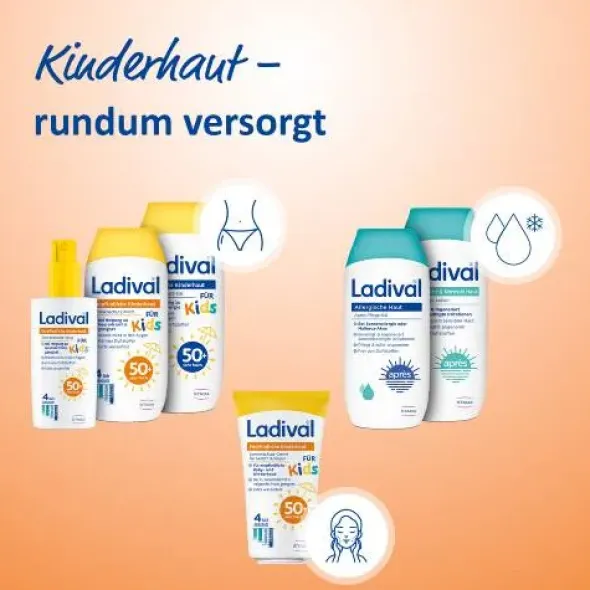 LADIVAL empfindliche Kinderhaut Creme LSF 50+ 50 ml