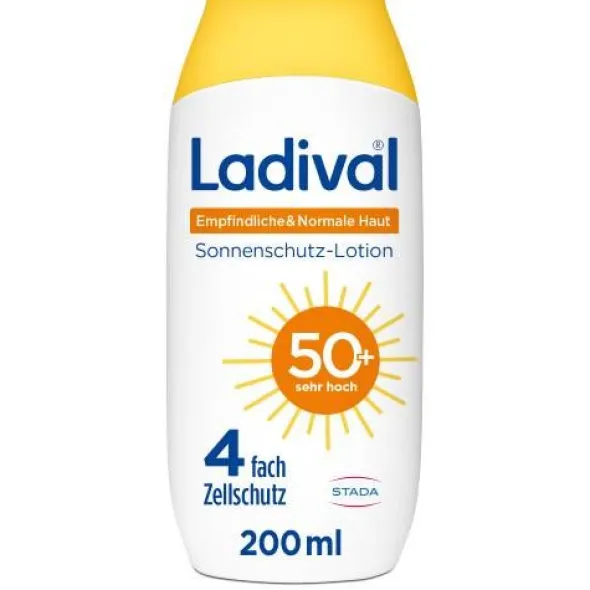 LADIVAL empfindliche & normale Haut Lotion LSF 50+ 200 ml