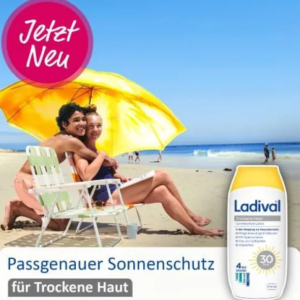 LADIVAL trockene Haut Sonnenschutz-Lotion LSF 30 200 ml