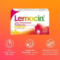 LEMOCIN gegen Halsschm.Flurbiprofen 8,75 mg Lut. 24 St