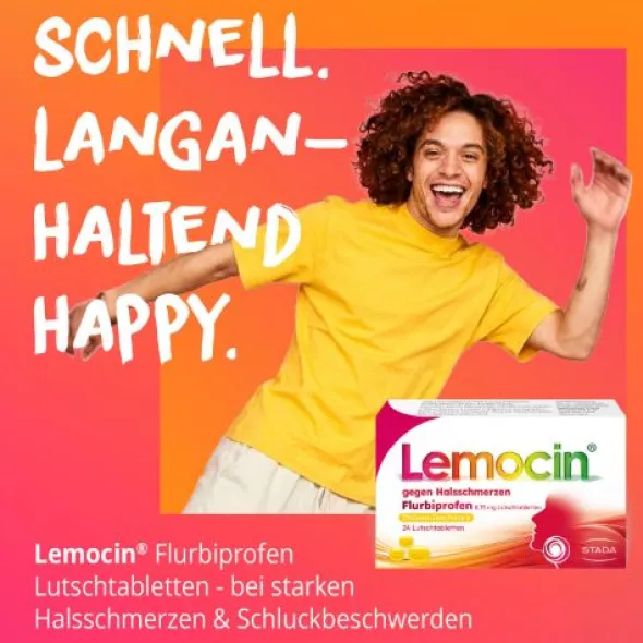 LEMOCIN gegen Halsschm.Flurbiprofen 8,75 mg Lut. 24 St