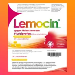 LEMOCIN gegen Halsschm.Flurbiprofen 8,75 mg Lut. 24 St