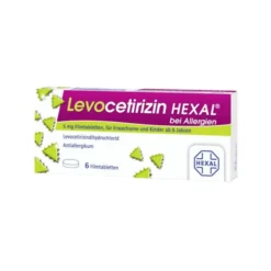 LEVOCETIRIZIN HEXAL bei Allergien 5 mg Filmtabl. 6 St