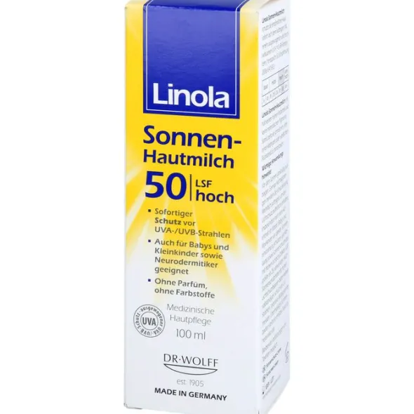 LINOLA Sonnen-Hautmilch LSF 50 100 ml