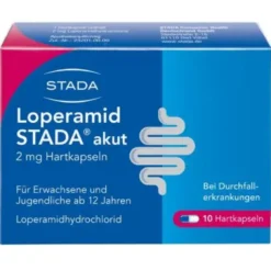 LOPERAMID STADA akut 2 mg Hartkapseln 10 St