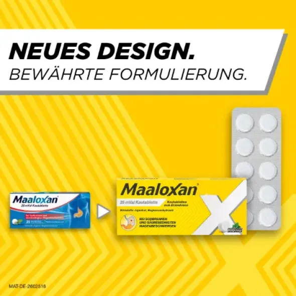 MAALOXAN 25 mVal Kautabletten 100 St