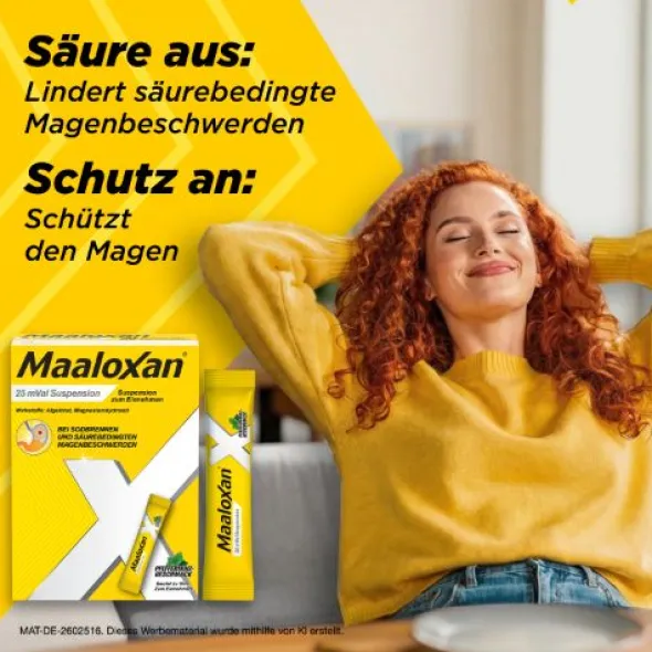 MAALOXAN 25 mVal Suspension 10X10 ml