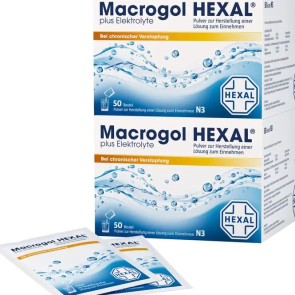 MACROGOL HEXAL plus Elektrolyte Plv.z.H.e.L.z.E. 100 St
