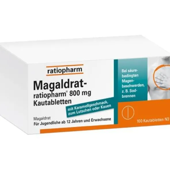 MAGALDRAT-ratiopharm 800 mg Tabletten 100 St