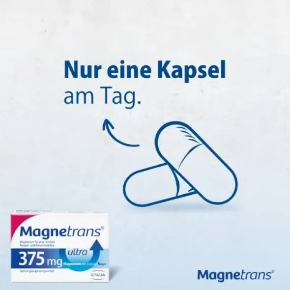 MAGNETRANS 375 mg ultra Kapseln 100 St