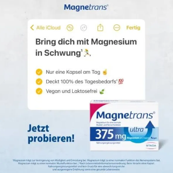 MAGNETRANS 375 mg ultra Kapseln 100 St