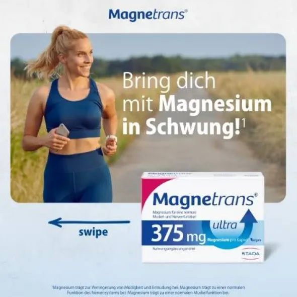 MAGNETRANS 375 mg ultra Kapseln 100 St