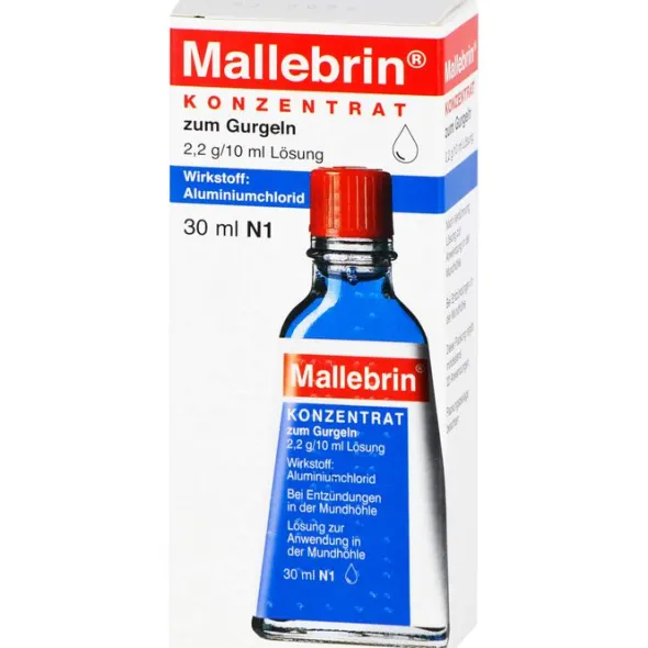 MALLEBRIN Konzentrat zum Gurgeln 30 ml