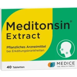 MEDITONSIN Extract pflanzliche Erkältungstabletten 40 St