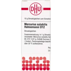 MERCURIUS SOLUBILIS Hahnemanni D 12 Globuli 10 g