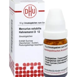 MERCURIUS SOLUBILIS Hahnemanni D 12 Globuli 10 g