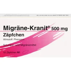 MIGRÄNE KRANIT 500 mg Zäpfchen 10 St