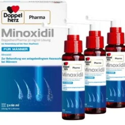 MINOXIDIL DoppelherzPhar.50mg/ml Lsg.Anw.Haut Mann 3X60 ml