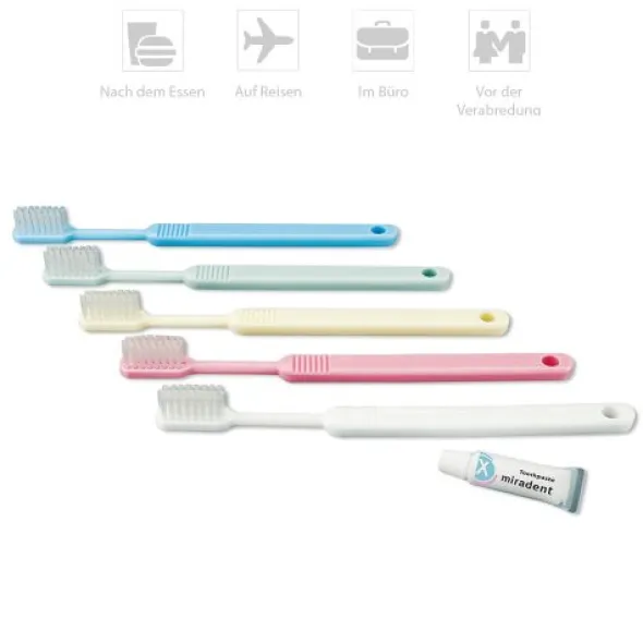 MIRADENT Happy Morning Travel Kit inkl.Zahnpasta 50 St