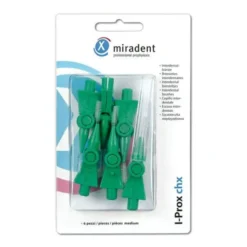 MIRADENT Interdentalbürste I-Prox CHX medium grün 6 St