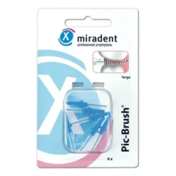 MIRADENT Interd.Pic-Brush Ersatzb.large blau 6 St