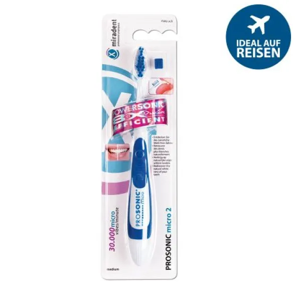 MIRADENT PROSONIC micro 2 Elektro Zahnbürste 1 St