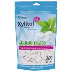 MIRADENT Xylitol Chewing Gum Minze Refill 200 St