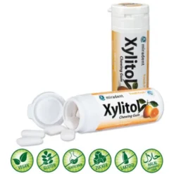 MIRADENT Xylitol Chewing Gum Frucht 30 St