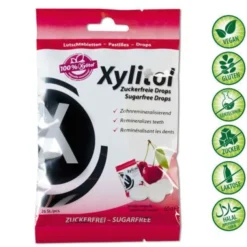 MIRADENT Xylitol Drops zuckerfrei Cherry 60 g