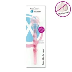 MIRADENT Zungenreiniger Tong-Clin de L.pink trans. 1 St