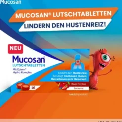 MUCOSAN Lutschtabletten rote Früchte 16 St