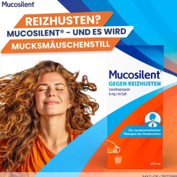 MUCOSILENT gg.Reizhust.Levodropropizin 6mg/ml Saft 100 ml