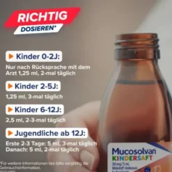 MUCOSOLVAN Kindersaft 30 mg/5 ml 100 ml