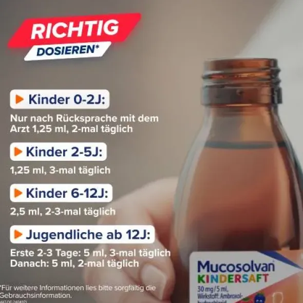 MUCOSOLVAN Kindersaft 30 mg/5 ml 100 ml