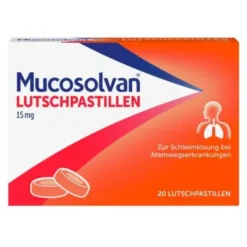 MUCOSOLVAN Lutschpastillen 15 mg 20 St