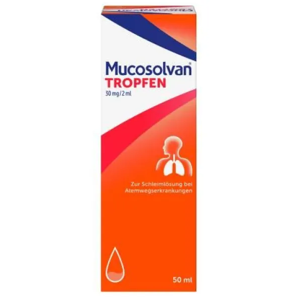 MUCOSOLVAN Tropfen 30 mg/2 ml 50 ml