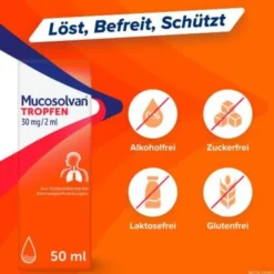 MUCOSOLVAN Tropfen 30 mg/2 ml 50 ml