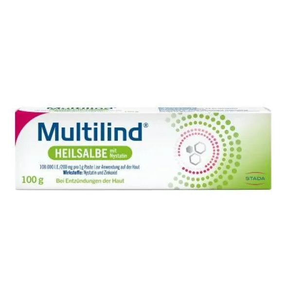 MULTILIND Heilsalbe m.Nystatin u.Zinkoxid 100 g